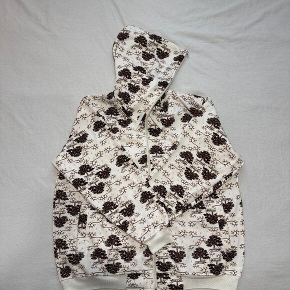 Y2K Raw Blue Full Zip Hoodie - Picture 1 of 8